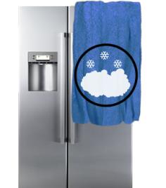 Намерзает снег, лед на стенке – холодильник De Dietrich